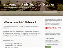 Tablet Screenshot of brakemanscanner.org